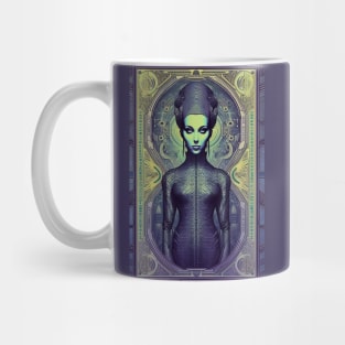 Alien Princess on Cosmic Currency Mug